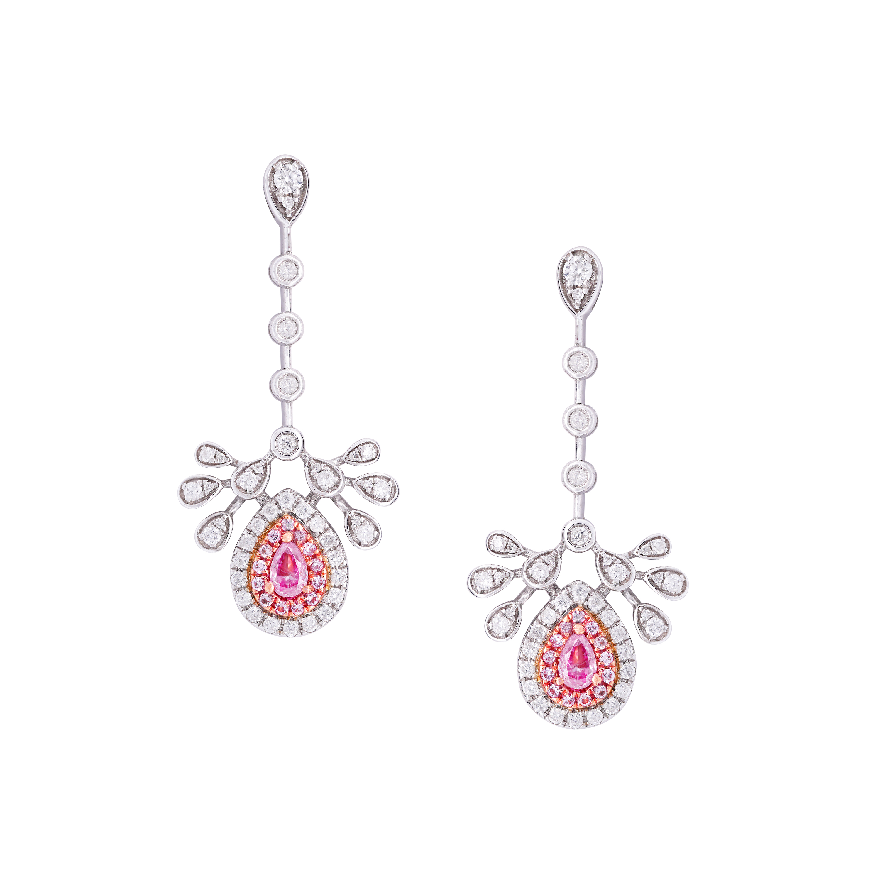 Ara Pink Diamond Earrings